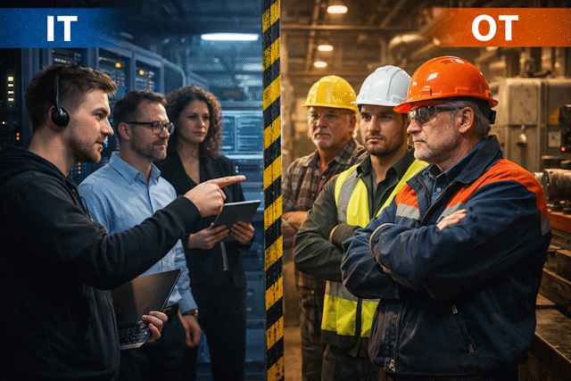 Intergruppen-Dynamik IT vs. OT Dynamik zwischen IT und OT Teams